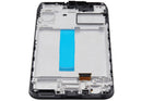 Pantalla incell Samsung Galaxy A25 5G (A256) con marco, repuesto para reparación de display roto.