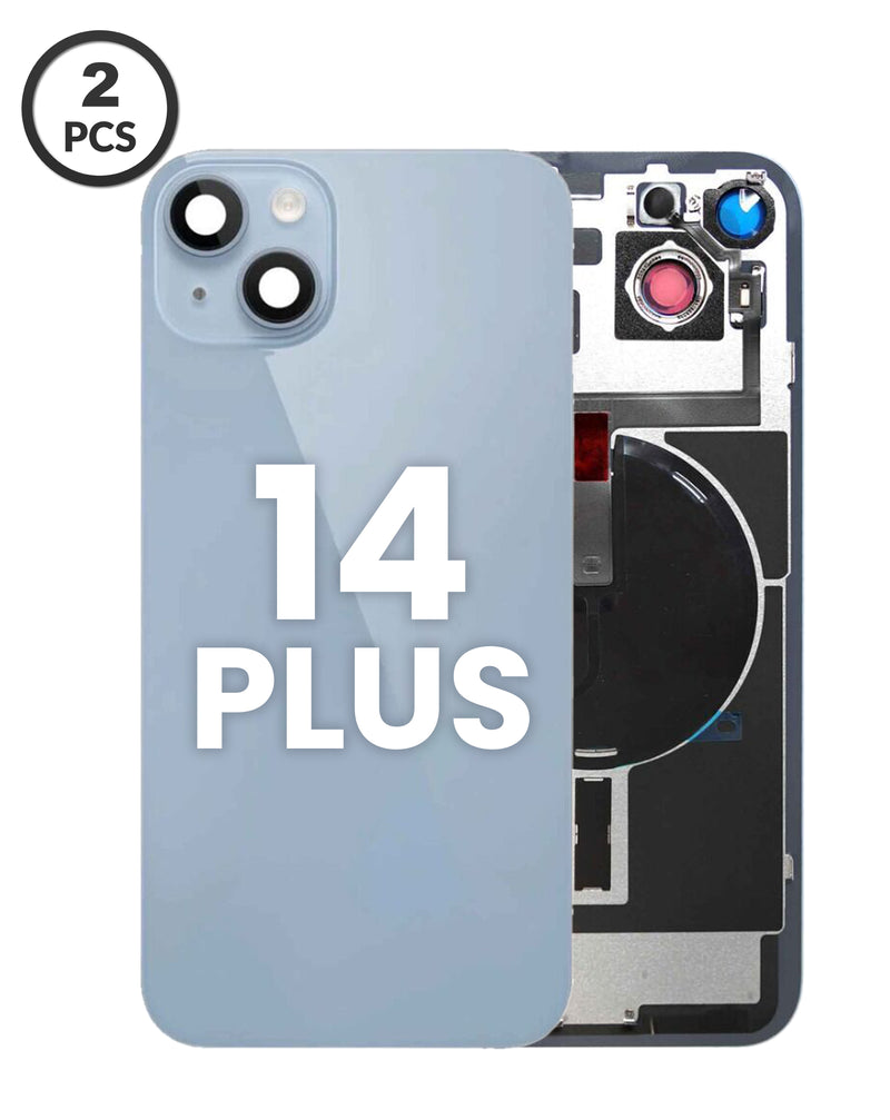 Reparacion de tapa trasera con NFC inalámbrico y imán MagSafe para iPhone 14 Plus en Guatemala.