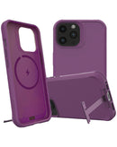 Encuentra la mejor funda de silicona con carga inalámbrica y soporte de metal para iPhone 14 Pro Max en Guatemala con SlowBack.