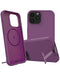 Encuentra la mejor funda de silicona con carga inalámbrica y soporte de metal para iPhone 14 Pro Max en Guatemala con SlowBack.