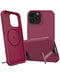 Compra la Funda de silicona con cargador wireless y soporte metálico para iPhone 14 Pro Max en Guatemala al mejor precio en SlowBack, tu mayorista de accesorios para iPhone.