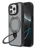 Consigue la tapa trasera transparente mate con soporte para carga wireless para iPhone 14 Pro Max en Guatemala.