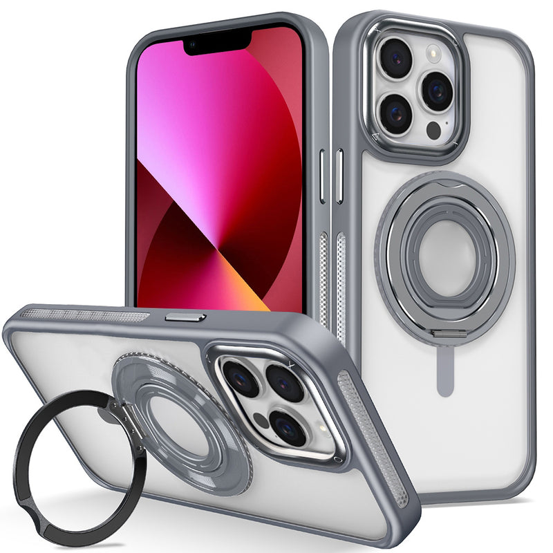 Protector transparente Skin Feel con soporte de anillo de silicona para iPhone 14 Pro Max en Guatemala, venta al por mayor.