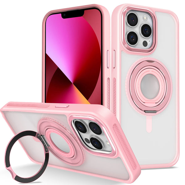 Encuentra la mejor funda transparente con soporte de anillo de silicona para iPhone 14 Pro Max en Guatemala.