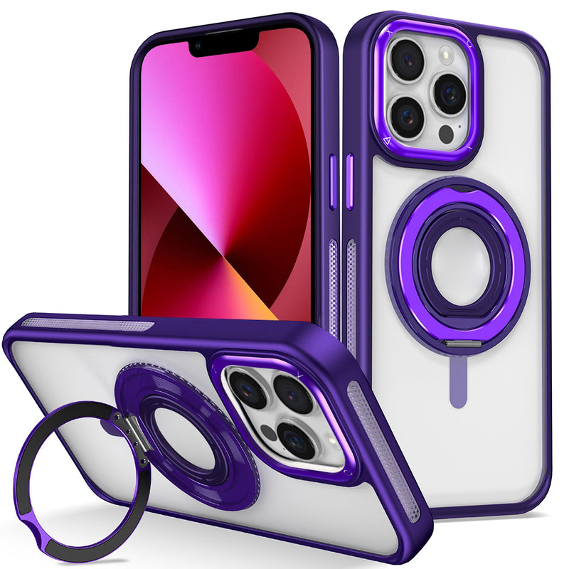 Protege tu iPhone 14 Pro Max con una funda transparente con soporte de anillo de silicona en Guatemala.