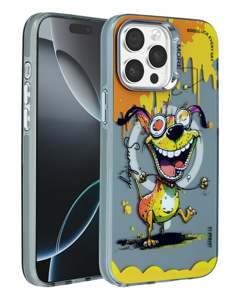 Encuentra en Guatemala el case Animal Graffiti con carga inalámbrica para iPhone 14 Pro Max en estilo 13.