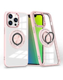 Encuentra la mejor case de carga inalámbrica transparente con soporte para anillo para iPhone 14 Pro Max en Guatemala.