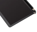 Pantalla LCD original usada de MacBook Pro 13" A1502 (2013-2014) con bisel plateado, lista para reparación.