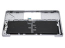 Tapa superior plateada con teclado ANSI US para MacBook 13" A1278 (2008), repuesto OEM.