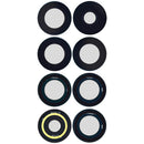 Lente de vidrio trasero para cámara Motorola Moto Edge XT2519/2025, incluye adhesivo para reparación.
