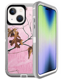 Protege tu iPhone 14/13 con estilo con la funda heavy duty CAMO PINK en Guatemala.