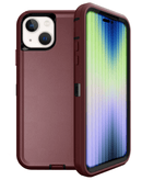 Encuentra la mejor funda heavy duty para iPhone 14/13 en Guatemala en nuestra tienda de accesorios, ¡maroon & black disponible!