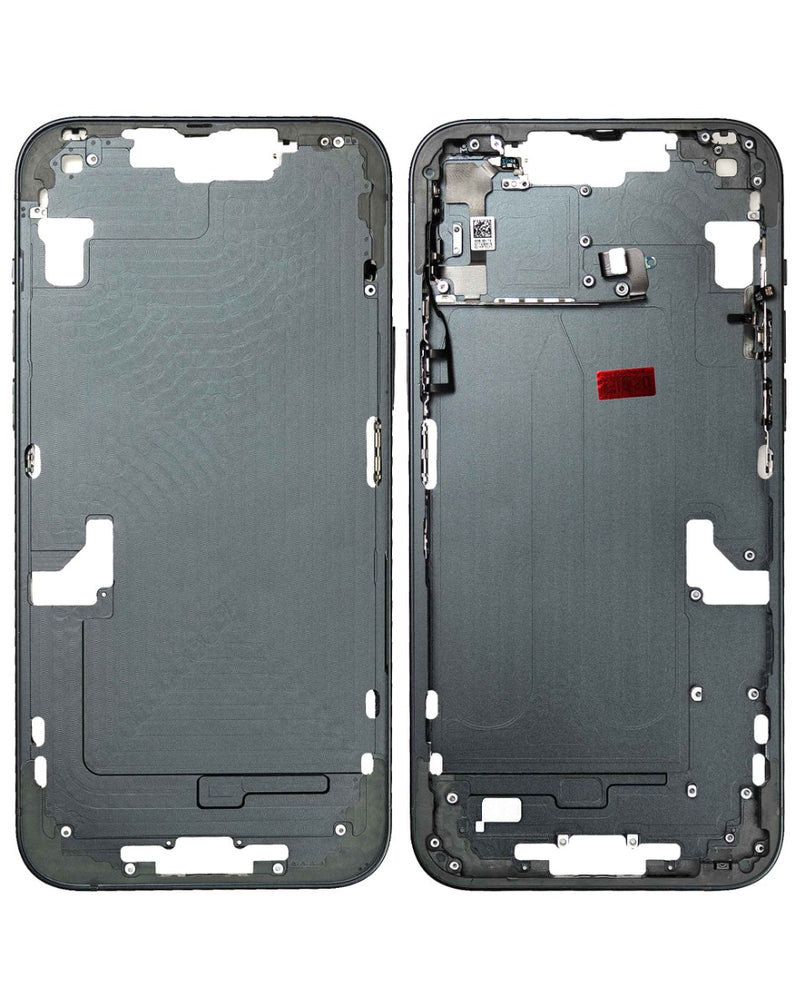Reparación de marco medio y partes pequeñas para iPhone 14 Plus en Guatemala.