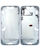 Reparación de marco central con pequeñas piezas para iPhone 14 Plus (BLUE) en Guatemala - BajoPPLCD, partes pequeñas y componentes iPhone disponibles en talleres especializados.