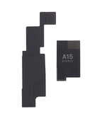Encuentra escudos térmicos para placa lógica de iPhone 14 y 14 Plus en Guatemala en paquete de 10 piezas, ideal para reparaciones de dispositivos.