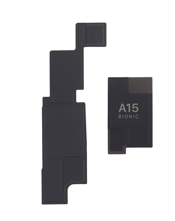 Encuentra escudos térmicos para placa lógica de iPhone 14 y 14 Plus en Guatemala en paquete de 10 piezas, ideal para reparaciones de dispositivos.
