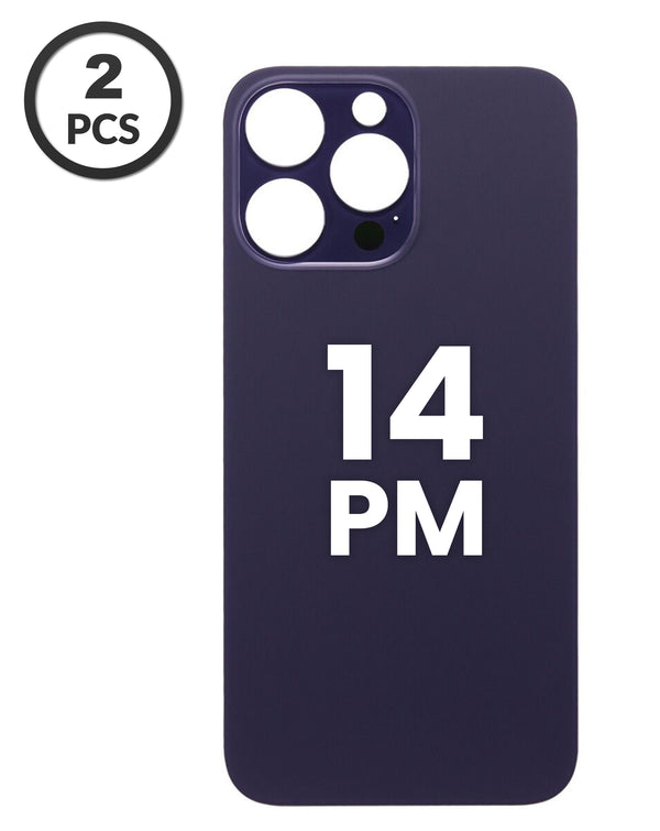 Tapa trasera personalizada con agujero de cámara más grande para iPhone 14 Pro Max en Guatemala.