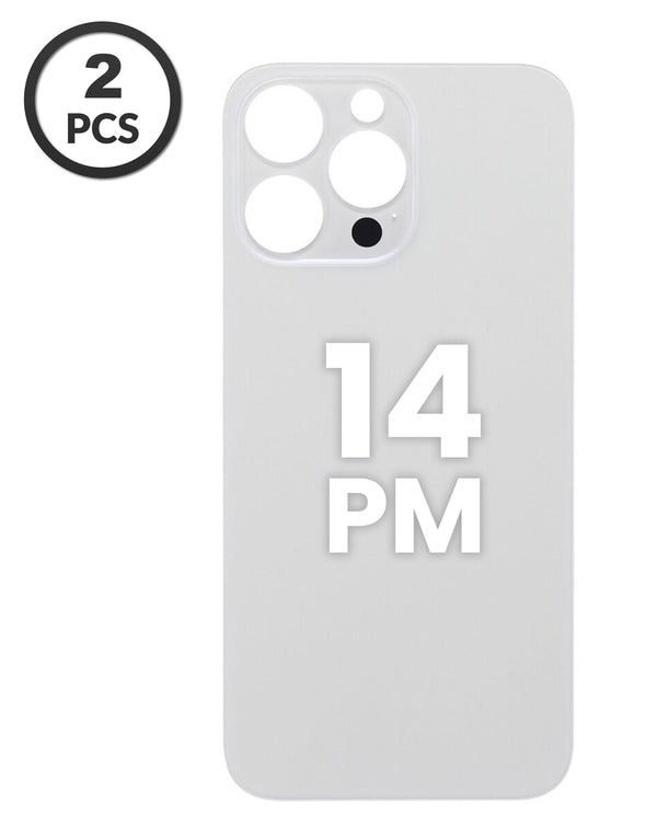 Tapa trasera con orificio de cámara más grande para iPhone 14 Pro Max en Guatemala, repuestos y reparaciones.