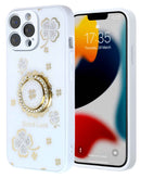 Consigue la exclusiva funda de lujo con diamantes y aro para iPhone 14 Pro Max en Guatemala.