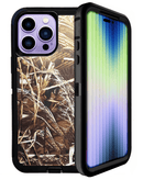Encuentra la mejor funda Heavy Duty iPhone 14 Pro CAMO BLACK en Guatemala para proteger tu dispositivo al máximo.