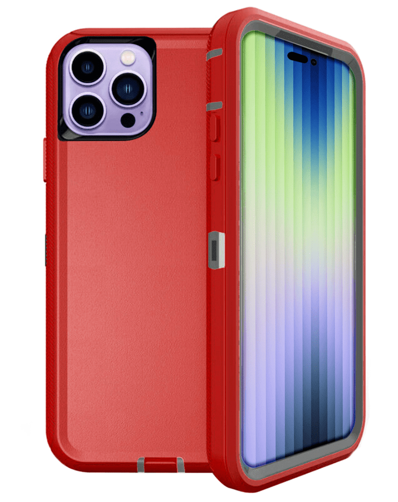 Encuentra la mejor funda heavy duty para tu iPhone 14 Pro en Guatemala, variedad de colores disponibles.