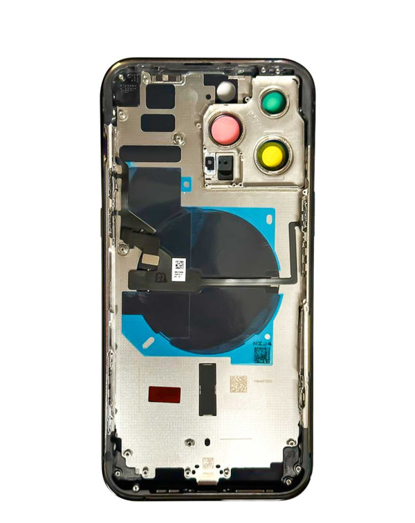 Compra tapa trasera con componentes pequeños preinstalados para iPhone 14 Pro Max (US Version) en Guatemala en nuestro taller de reparaciones de iPhones.