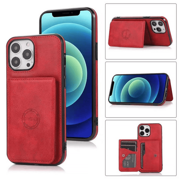 Encuentra la mejor funda de cuero Pocket Wallet para tu iPhone 14 Pro en Guatemala.