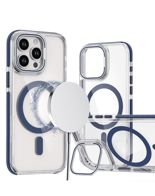 La mejor funda magnética transparente con soporte para cámara para iPhone 14 Pro Max en Guatemala.
