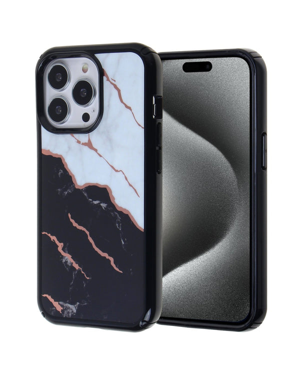 Encuentra el mejor case heavy duty para tu iPhone 15 en Guatemala, disponible en negro y blanco.