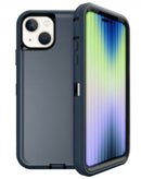 Encuentra la mejor funda heavy duty para tu iPhone 15 en Guatemala en SlowBack, disponible en colores dark blue y negro.