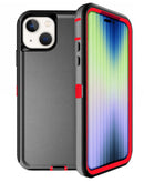 Encuentra la mejor funda heavy duty para iPhone 15 en Guatemala, en diferentes colores como negro y rojo, ideal para proteger tu dispositivo.