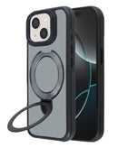 Encuentra la funda mate transparente con soporte de carga inalámbrica para iPhone 15 en Guatemala.