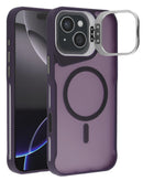 Encuentra el mejor case con carga inalámbrica para iPhone 15 en Guatemala en color DARK PURPLE en SlowBack, el mayorista de accesorios con soporte de cámara.
