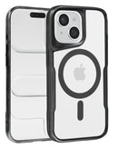 Encuentra la mejor funda magnética glossy transparente para iPhone 15 en Guatemala en SlowBack, accesorios para iPhone, mayorista.