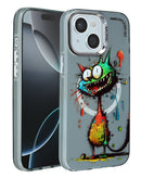 Encuentra en Guatemala un case para iPhone 15 con carga inalámbrica y diseño de Animal Graffiti en estilo SlowBack.