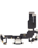 Reparación de puerto de carga iPhone 15 en Guatemala, disponible en color negro.