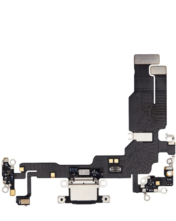 Encuentra el cable flex para Puerto de carga del iPhone 15 en Guatemala, ideal para reparaciones en talleres o como mayorista de componentes Apple.