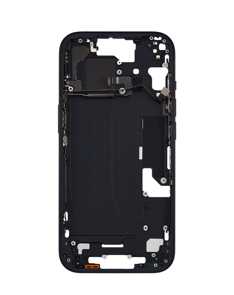 Reparación de Marco central con piezas pequeñas para iPhone 15 en Guatemala.