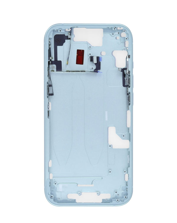Encuentra el Marco Medio con Piezas Pequeñas para iPhone 15 (BLUE) en Guatemala, disponible en nuestro catálogo de componentes iPhone de alta calidad.