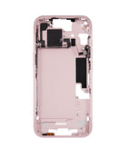 Compra el marco medio con piezas pequeñas para iPhone 15 (PINK) en Guatemala al mejor precio en tiendas de reparaciones y mayoristas de componentes para iPhone.