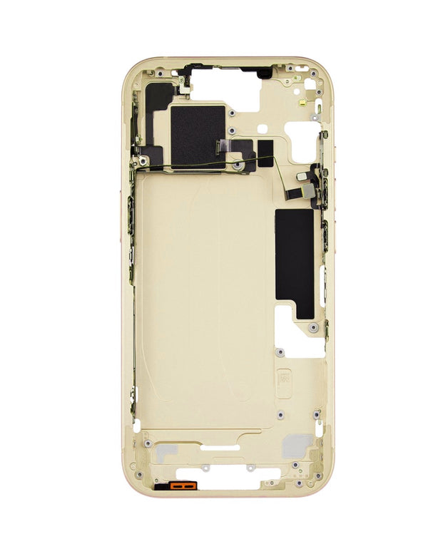 Reparación de marco medio con piezas pequeñas para iPhone 15 en Guatemala - distribuidor mayorista de componentes y repuestos para iPhone.