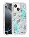 Encuentra la mejor funda transparente Flower Design con cargador wireless para iPhone 15 en Guatemala.