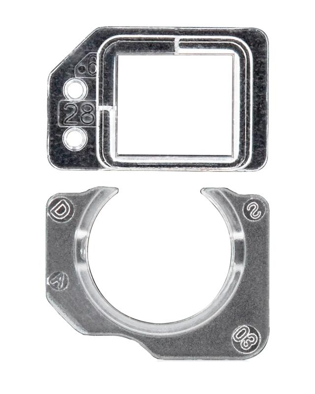 Reparación de soporte plástico para cámara frontal y escáner de proximidad de iPhone 6S Plus en Guatemala.