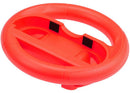 Volante de carreras rojo para Nintendo Switch Joy-Con, set de 2, compatible con Mario Kart.