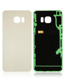 Tapa trasera original Samsung Galaxy S6 Edge Plus G928 Gold Platinum, repuesto Service Pack para reparación.