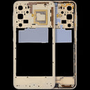 Encuentra la carcasa media Samsung Galaxy A16 5G (A166U / 2024) versión de EE. UU. (dorado) en Guatemala para reparaciones y ventas al por mayor.