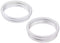 Compra online el conjunto de 2 piezas del anillo bisel de cámara trasera blanco para iPhone 16 / 16 Plus en Guatemala.