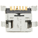 Puerto de carga Micro B 06 Pin con 4 puntos de anclaje para soldar