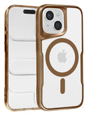Funda magnetica brillante y transparente DESERT GOLD iPhone 15 Plus