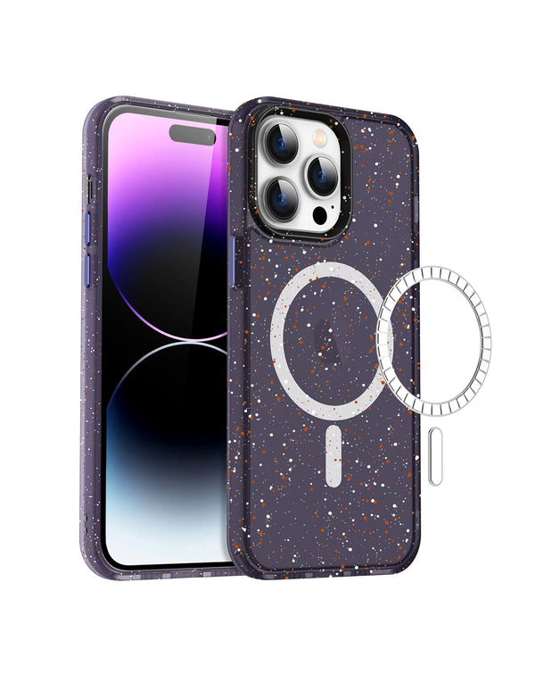 Compra tu caja de carga inalámbrica Splash Ink Design para iPhone 15 Pro (PURPLE) en Guatemala al mejor precio.